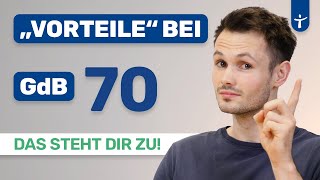 GdB 70  Vorteile und Rechte  Steuerfreibetrag Schwerbehinderung KfzSteuer Rente2024 [upl. by Alodi]