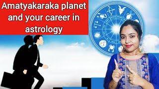 Amatyakaraka planet in different houses and career astrologyyour soul purposejamini astrology [upl. by Nimad210]