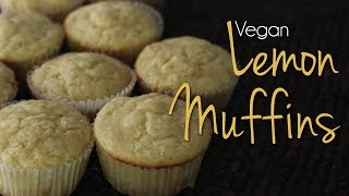 Vegan Lemon Muffins [upl. by Anialeh700]