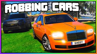 GTA 5 Roleplay  ROBBING EVERY DEALERSHIP  RedlineRP [upl. by Anemolihp107]