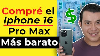 EL Iphone 16 Pro max MÁS BARATO en Mexico [upl. by Boaten332]