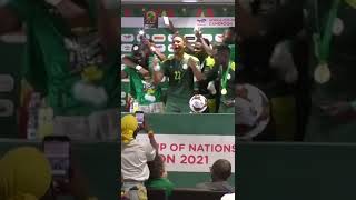 🥳🇸🇳 Party at the Senegal press conference 🎉  AFCON  shorts [upl. by Anniken964]