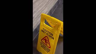 Wet Floor Sign Review [upl. by Firmin18]