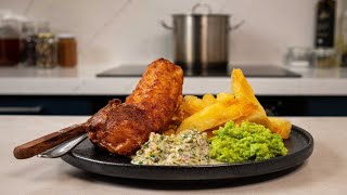 I double fried crispy battered fish for extra crunch Fried Fish  Tartar Sauce [upl. by Adnar]