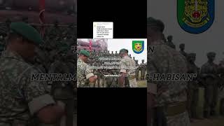 quotkuasai Keadaan Walaupun MentalMu Diasah HabisHabisanquot komando army militaryquotes [upl. by Aniad942]