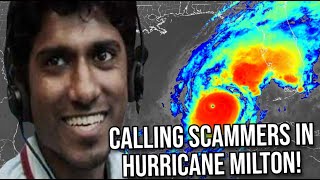 Trolling Indian Scammers During Hurricane Milton [upl. by Irroc23]