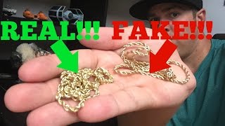 How to spot FAKE GOLD [upl. by Lan]