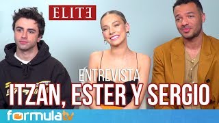 ÉLITE Temporada 3  Entrevista a Itzan Escamilla Ester Expósito y Sergio Momo [upl. by Hedva]