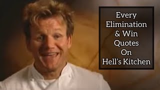 All Wins And Elimination Quotes On Hell’s Kitchen S19 [upl. by Nordgren]