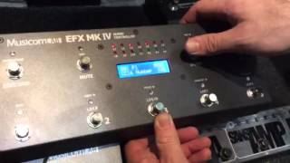 Turning your Strymon pedal on and off with a MusicomLAB EFX MKIV [upl. by Adnir713]