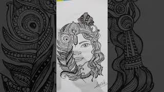 Mandala art of Krishnaaditisingh art madalaart [upl. by Nerhe]