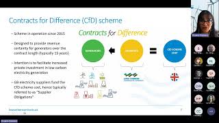 Value in Energy Data Webinar 21 Despina Yiakoumi  Forecasting Contracts for Difference [upl. by Kcolttam]