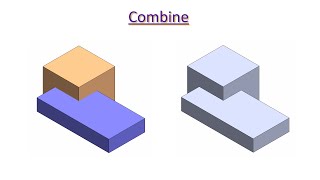 ⚡SOLIDWORKS TUTORIAL  How to Combine  Merge Two  Multiple Bodies [upl. by Nylqcaj]