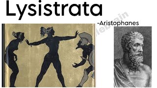 Lysistrata by Aristophanes  translation studies English literature Hindi explanation [upl. by Yznyl]