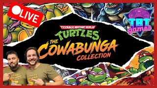 TARTARUGAS NINJAS  TURTLES THE HYPERSTONE HEIST  COWABUNGA COLLECTION NINTENDO SWITCH  LIVE [upl. by Rednas]