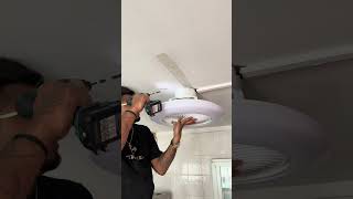 Replacing ceiling light with LED Fan light [upl. by Yelra]