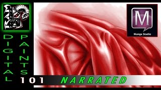 How to digitally Paint in Manga Studio 5  Wrinkles and Drapery  Tutorial by Robert A Marzullo [upl. by Cindy]