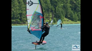 Windsurfing Silvaplana Engadin Switzerland  16072023 [upl. by Cuttie]