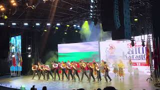 FOLKLORE DANCE ENSEMBLE quotDETELINIquot PAVEL BANYA BURSA  ALTIN KARAGOZ 2023  opening DETELINI [upl. by Ody]