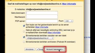 Het toevoegen van meerdere email accounts aan je gmail account [upl. by Rodger965]