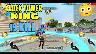 19 kills⚡ AK47MP40 99 Headshot Rate  Solo Vs Squad Full Gameplay  Only clock tower challenge💪 [upl. by Eissed]