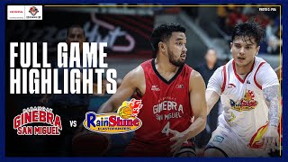 GINEBRA vs RAIN OR SHINE  FULL GAME HIGHLIGHTS  PBA SEASON 49 GOVERNORS’ CUP  SEPTEMBER 13 2024 [upl. by Tterraj]