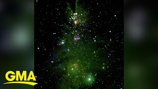 NASA released images of a Christmas Tree Cluster [upl. by Nerval]