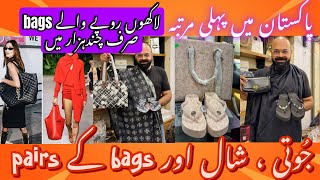 Branded bags  episode 23  bag and slide pair  top notch ladies bags  bags wholesale market  bwb [upl. by Annohs542]