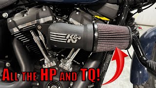 Harley Street Bob  Intake Install [upl. by Arriaet]