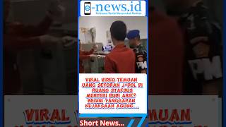 Viral Video Temuan Uang Setoran Jdol di Ruang Stafsus Menteri Budi Arie Begini Tanggapan Kejagung [upl. by Nossyla]