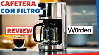 Review Cafetera con filtrado programado Wurden [upl. by Ydne]