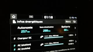 Test autonomie hiver 1 Kia eNiro AubagneToulon allerretour par A50 [upl. by Enneire665]