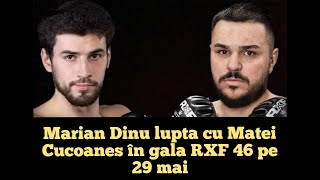 MARIAN DINU LUPTA CU MATEI CUCOANES IN GALA RXF 46 PE 29 MAI [upl. by Yadrahc]