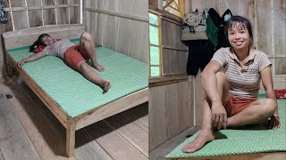 How to do carpentry to make beautiful wooden beds  homemade furniture l Ghển Free Life [upl. by Rip]