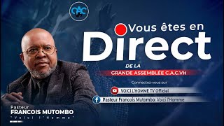 SEMAINE SPECIALE DE LA DELIVRANCE AVEC LE PASTEUR FRANÇOIS MUTOMBO VH  LUNDI 29 JUILLET 2024 [upl. by Errick]