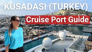 Kusadasi Turkey Cruise Port Guide  Top Things to Do in Kusadasi 4K [upl. by Huntlee937]