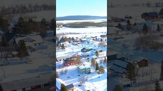 Jukkasjärvi Torne River in Winter Sweden [upl. by Arayt]