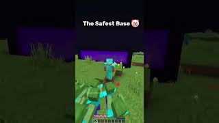 Safest base 🤡minecraft minecraftmemes minecraftshorts [upl. by Abehshtab231]