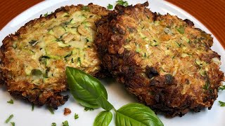 Knusprige Zucchinipuffer🤤 du wirst sie lieben🤌 einfach schnell und lecker [upl. by Mooney]