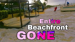 The Most Beautiful Beach Turned To This  Storm In Negril Jamaica 7 Mile [upl. by Relyt772]