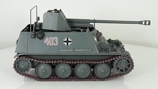 SdKfz132 Panzerjager Marder 2 Ausf D 135 bronco обзор масштабная модель бронетехника  Model [upl. by Wildon]