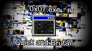 Quick and Brutal 0x07exe  Malware Series 1 [upl. by Schiff]