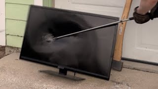 Smash Cheap Proscan LED TV [upl. by Tierell94]