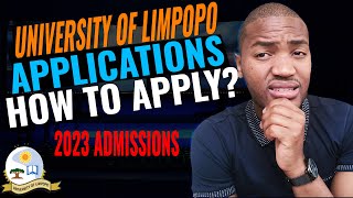 University of Limpopo  How to apply at UL for 2023 online  Full guide [upl. by Lig]