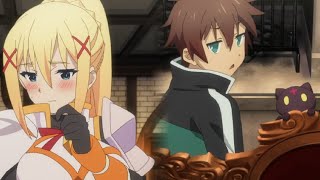 Kazuma Rejects Darkness Kiss  Konosuba S3 Ep 7 この素晴らしい世界に祝福を [upl. by Loree139]