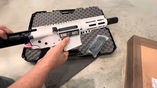 UNBOXING ABC Rifle Company AR15 Micro  Storm Trooper White [upl. by Ynohtna]