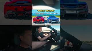 Ferrari SF90 vs Rimac Nevera😈😱 dragrace shortsfeeds [upl. by Assilat941]