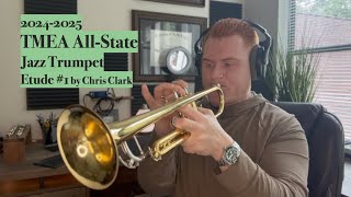 2025 TMEA AllState Jazz Trumpet  Etude 1 [upl. by Lorin]