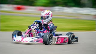 Kid Karting Debut  Mila Welborn  Royal Princess Motorsports [upl. by Frantz106]