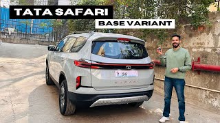 2024 Tata Safari Base Variant Detailed Walkaround  Smart amp Smart Opt  Car Quest [upl. by Doretta510]